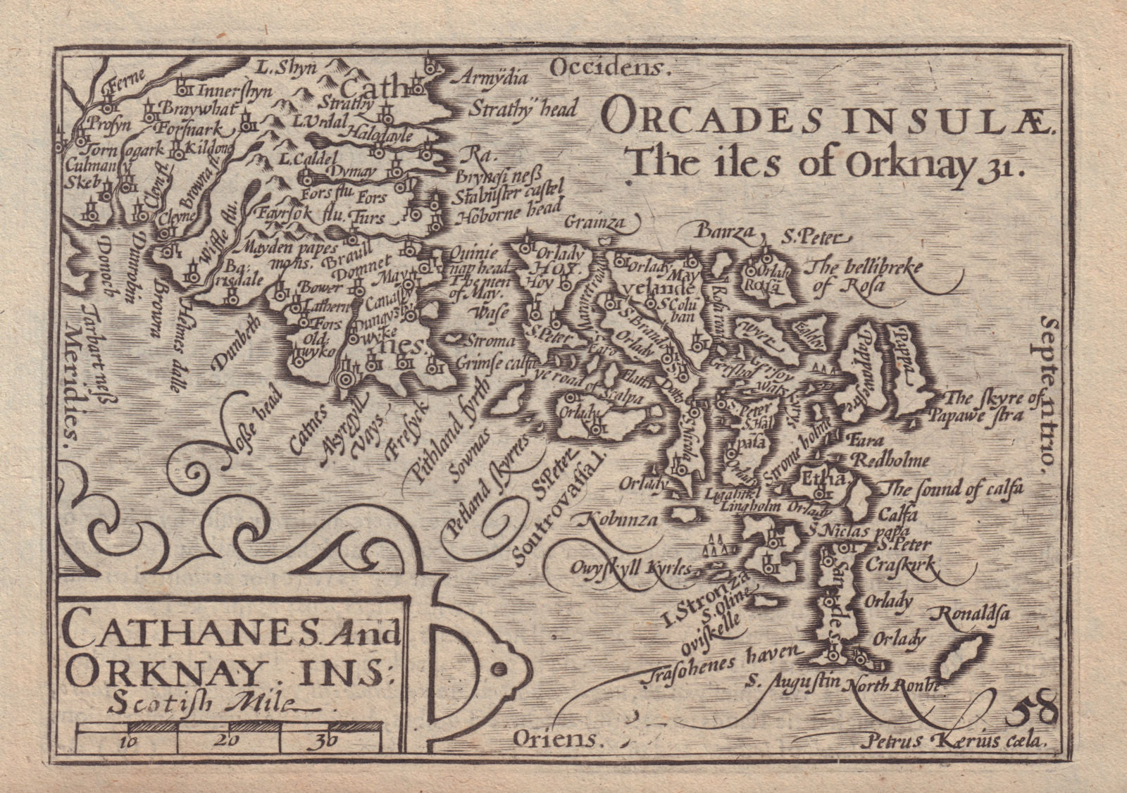 Cathanes & Orknay Ins. by Keere.